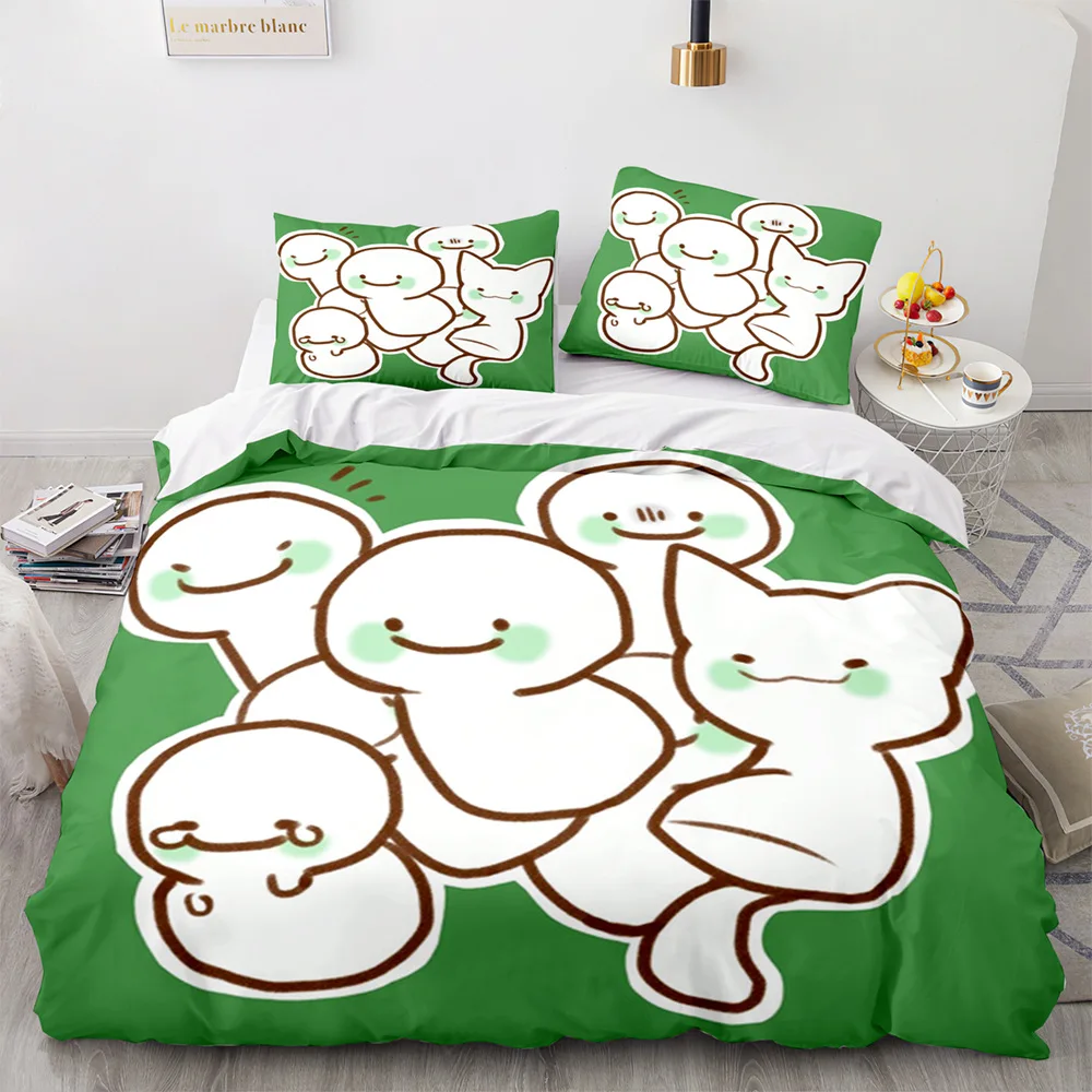 New GeorgeNotFound Merch Ranboo Dream Bedding Set Boys Girls Twin Queen Size Duvet Cover Pillowcase Bed Kids Adult HomeTextiles