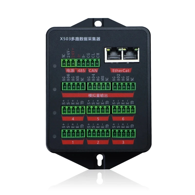 

High Precision RS485 Multi-Channel Digital Force Gauge & Load Cell Indicator 4-20mA/0-10V Transmitter for Meter Testing