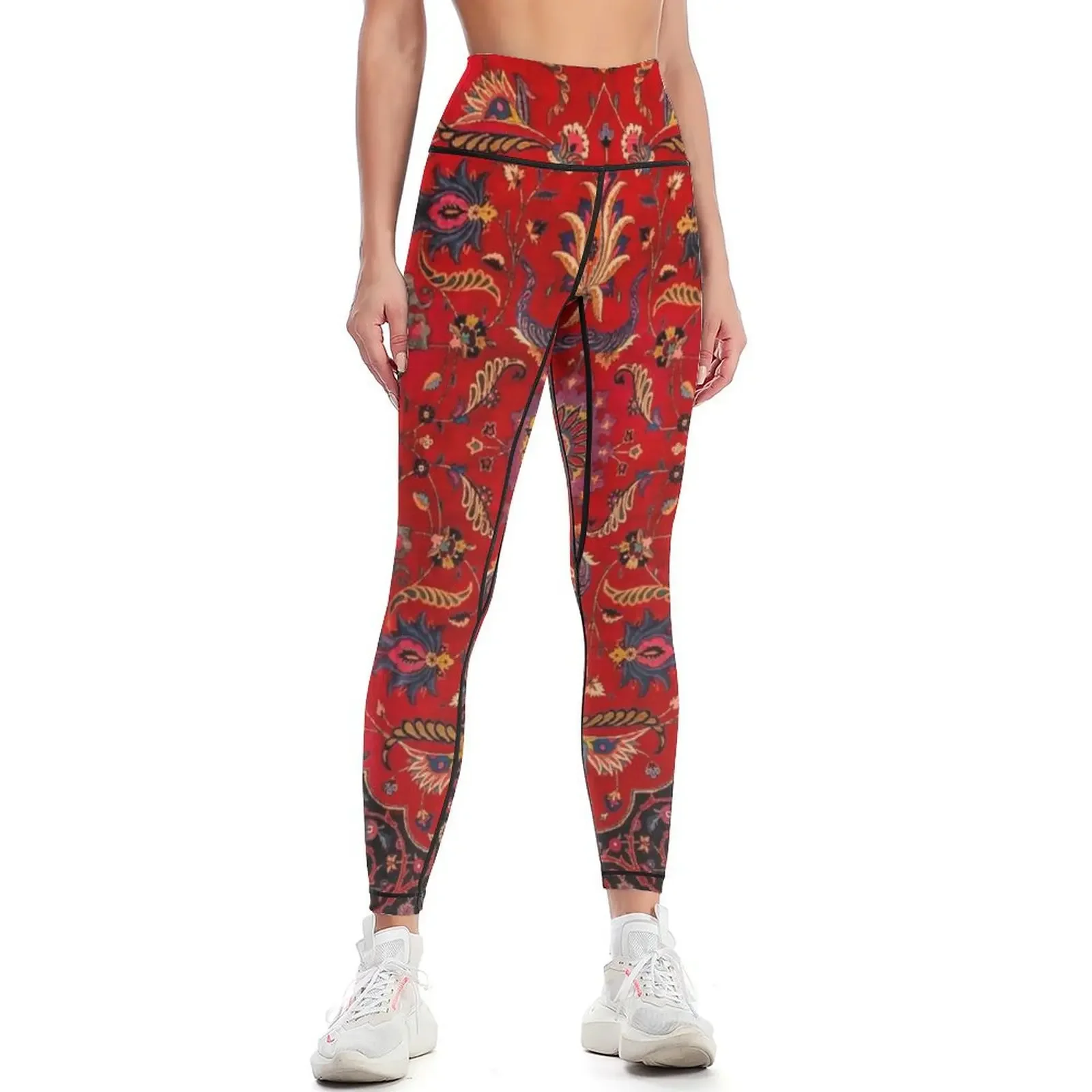 Antique Persian Rug Leggings Training pants sport legging sportswear for gym Womens Leggings