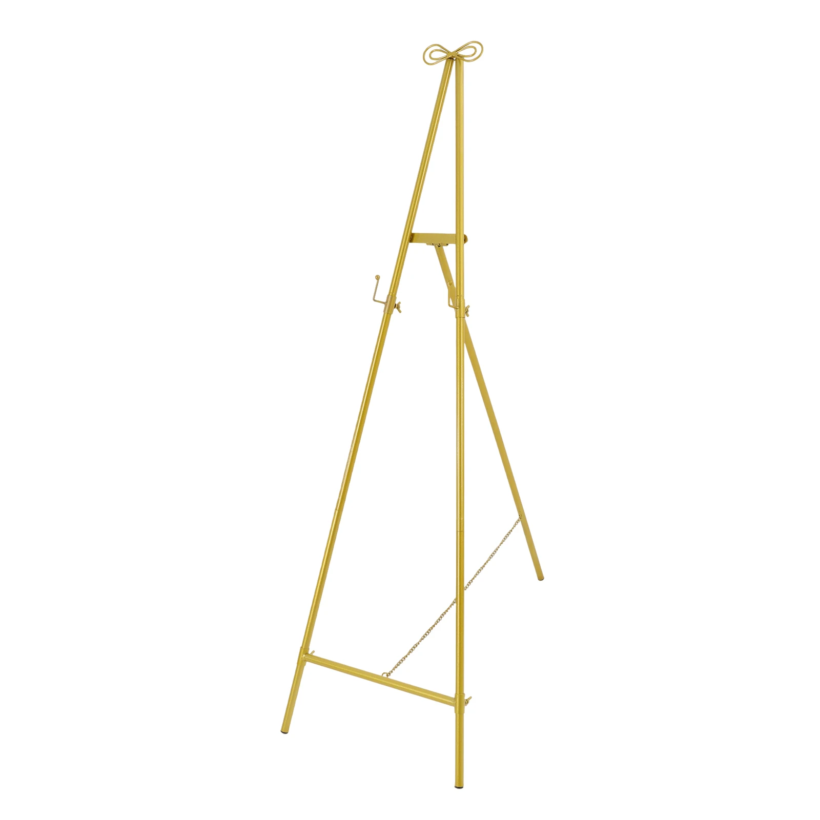 Bymaocar 41.5*60*127 cm présentoir chevalet, grand chevalet sur pied, présentoir pour mariage or