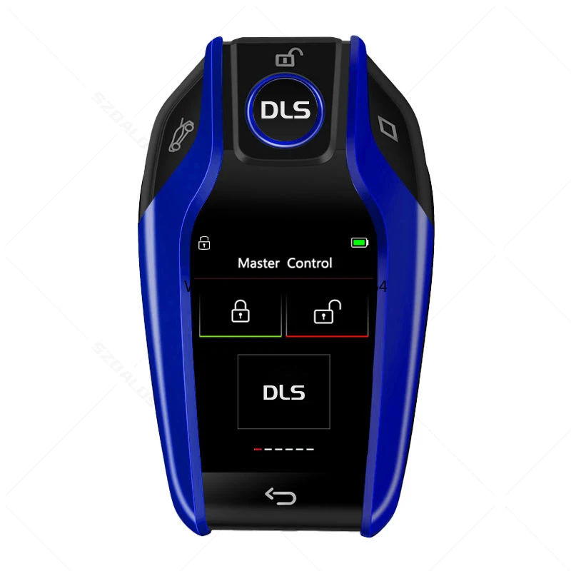 Remote Start Push Button LCD Smart Key Remote Auto Central Lock Car Alarm for Russian Brazil Cars