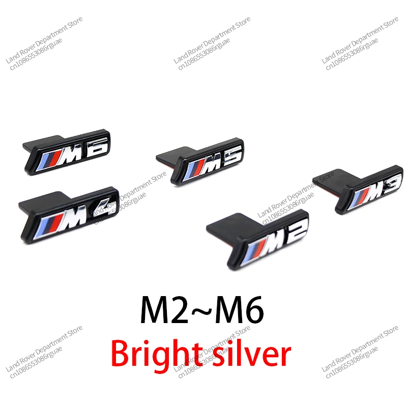 Car Styling Front Grille Emblem Decals for BMW M Power M2 M3 M4 M5 M6 G80 G82 X1 X2 X3 X4 X5 X6 F48 G01 F39 Badge Accessories