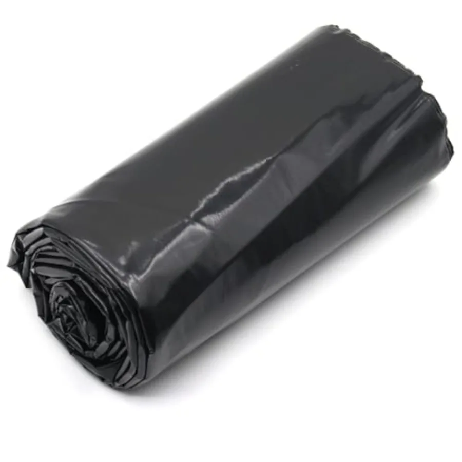 Feitore 4 Mil Black Plastic Sheeting Weed Barrier Landscape Fabric Heavy Duty Plastic Roll for Garden Multi Use Polyethylene Sh