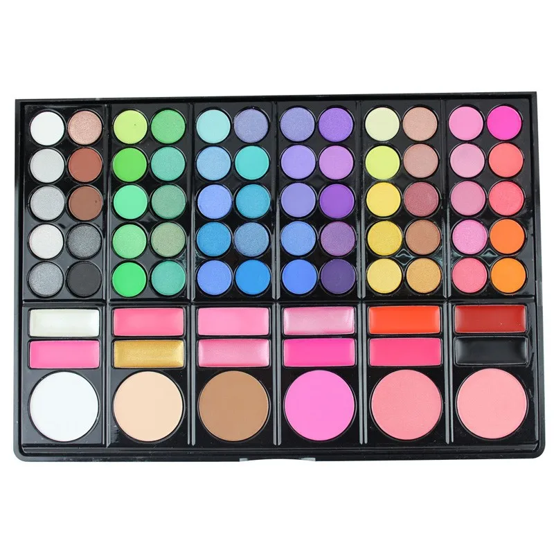 Makeup Set for Women 78 Color Eye Shadow Pearlescent Matte Glitter Shimmer Luminous Eyeshadow Powder Sequins Eyeshadow Palette