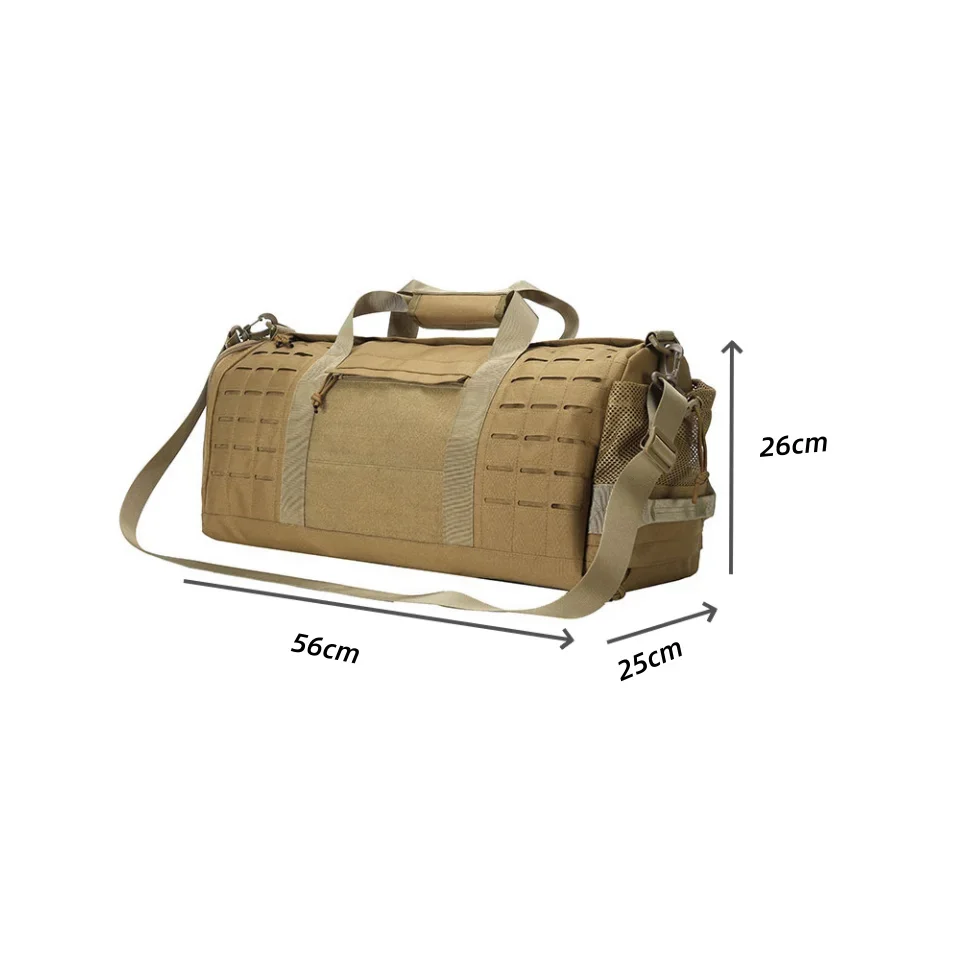 Sac à main d\'extérieur multifonctionnel, sac à bandoulière étanche, grande capacité, courte distance, camping, randonnée au soutien-gorge, 900D