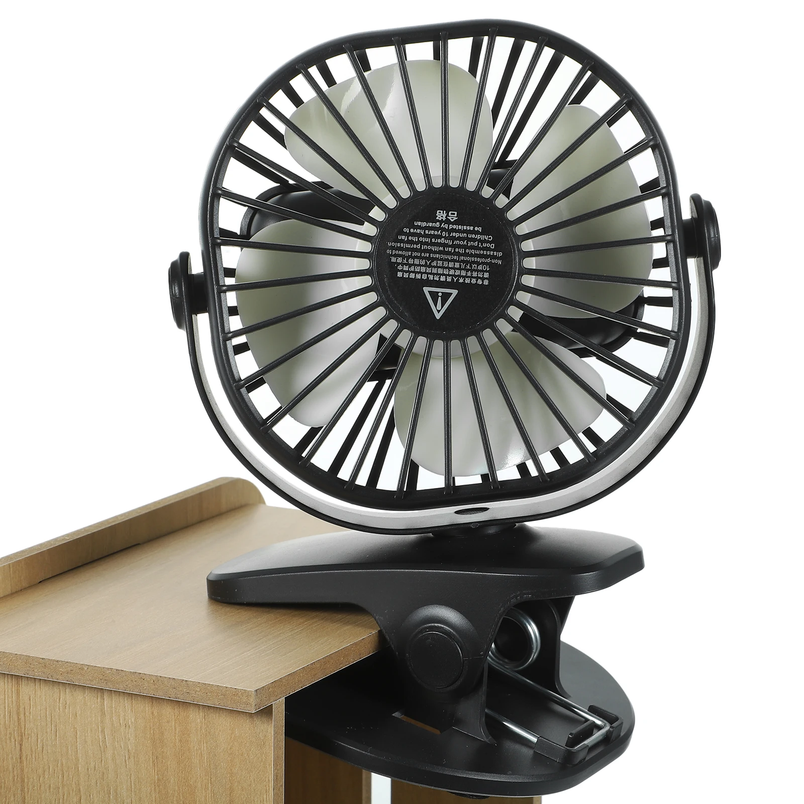 

1pcs 【】Handheld Clip Fan Rechargeable USB Mini Portable Desk Fan Outdoor Indoor Strong Wind Power Lightweight Durable