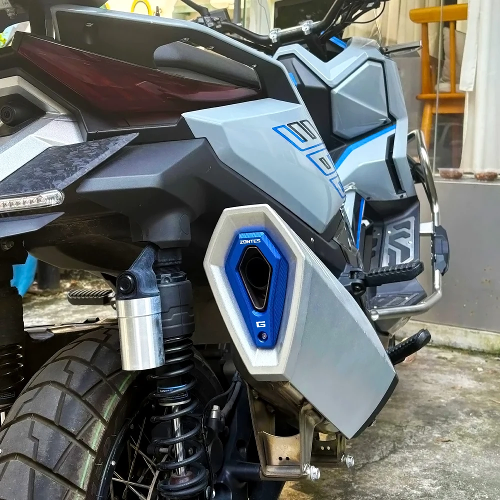 

For ZONTES 368G 501G 368K 368M 368D 2024 2025 2026 Motorcycle Accessories Exhaust Pipe Tip Cover System Protector 368 G M K D E