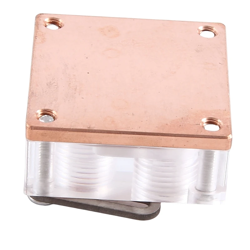 Bloque de refrigeración por agua para CPU, enfriador con orificio Diagonal, Puente Sur, bloque Northbridge, apto para ordenador, 1 Juego