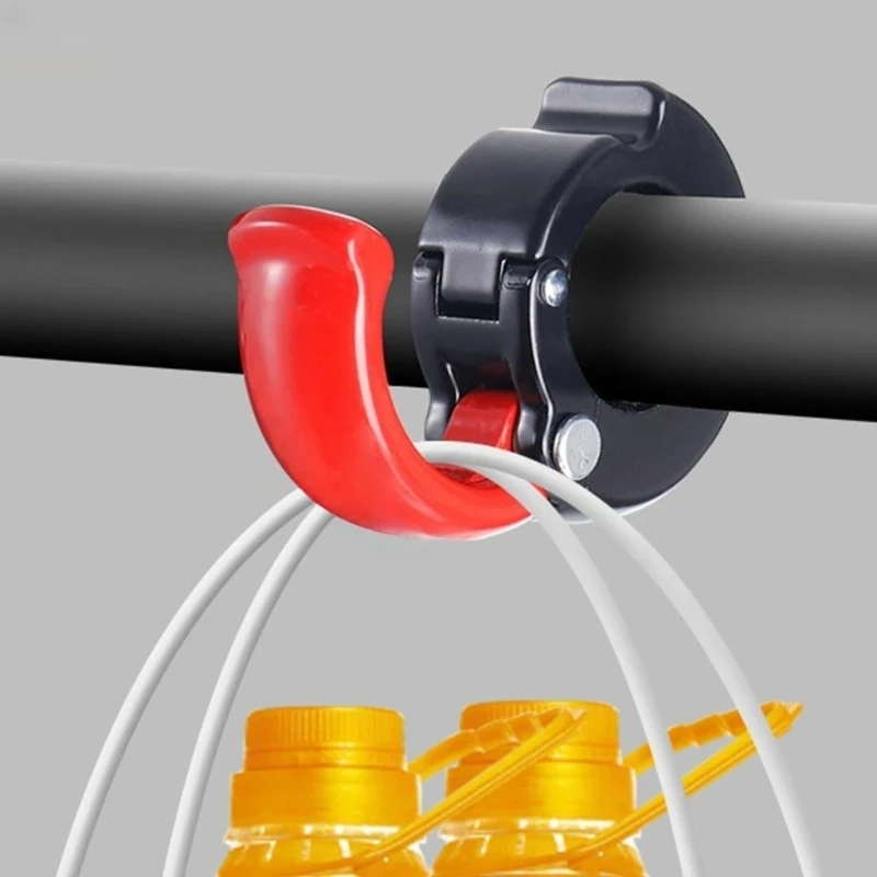 Universal No Drill Bicycle Handlebar Hook Multifunctional Helmet Bag Hanger Cycling Accessory Fit MTB E Bike Road Bike Scooter view 3