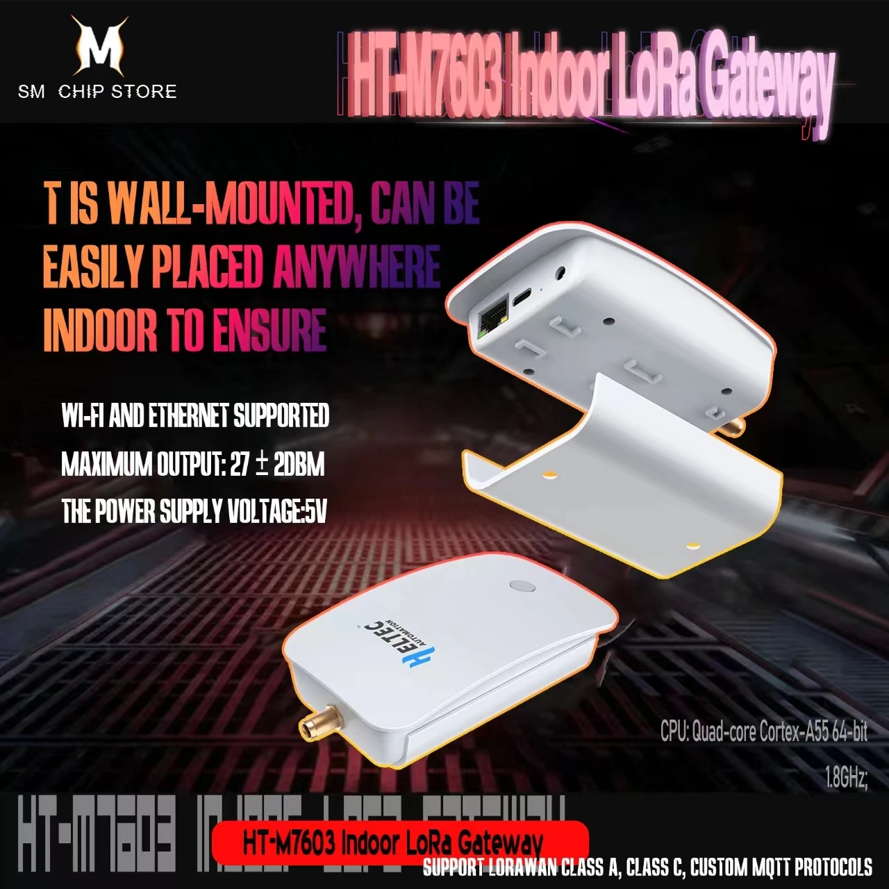 Heltec LoRa LoRaWAN Gateway ESP32 Wireless Router Smartthings Hub Long Range Home Automation Devices Wireless Temperature Sensor