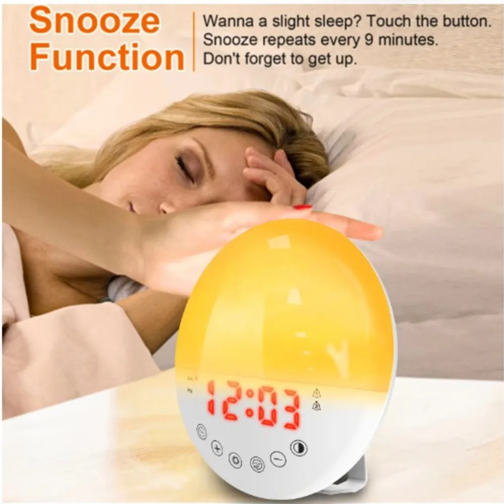 

Natural Alarm Clock - Sunrise Simulation Wake Up Light For Halloween