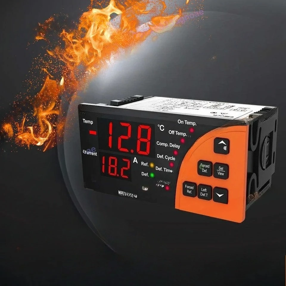 MTC-5080 Digital Temperature Controller Universal Thermostat Cold room Refrigerator Cooling Defrost Fan 110V  220V