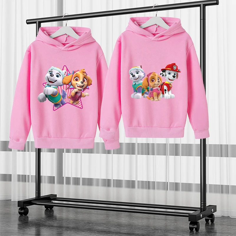 

PAW Patrols Skye Everest Girl Thicken Hoodie Sweatshirt Cartoon Anime Kids Warm Long Sleeve Hooded Clothes Pullover Kawaii Xmas