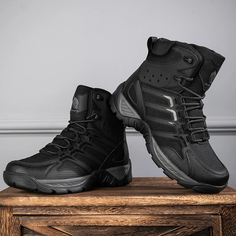 

Classic Brand Comfortable Anti Slip Mid-Top Mountain Climbing Footwear Top Quality Wearable Autumn/Winter Outdoor Hiking Shoe