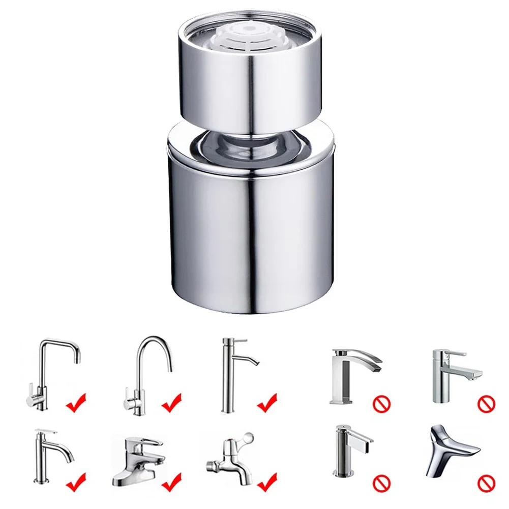

Brass Faucet Aerator Tap Bubbler Sprayer Diffuser Adapter Filter Nozzle Silver Water Saving Kitchen Bathroom Sink Wash Basin