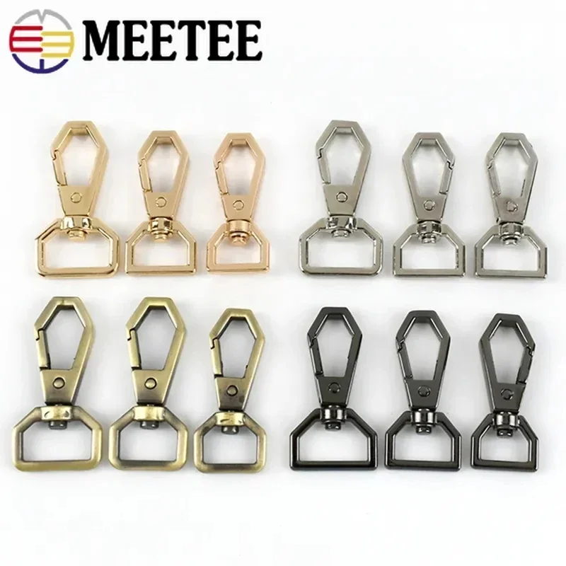 

10/20Pcs 13/16/20mm Metal Buckles Swivel Trigger Lobster Snap Clasp Bag Strap Clip Clamp Carabiner Webbing Hook Sewing Accessory