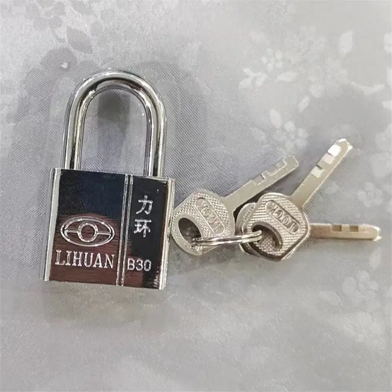 Stainless Steel Padlock, Household Anti-Theft Anti-Pick Lock, Waterproof Rustproof Lock for Dormitory Locker
