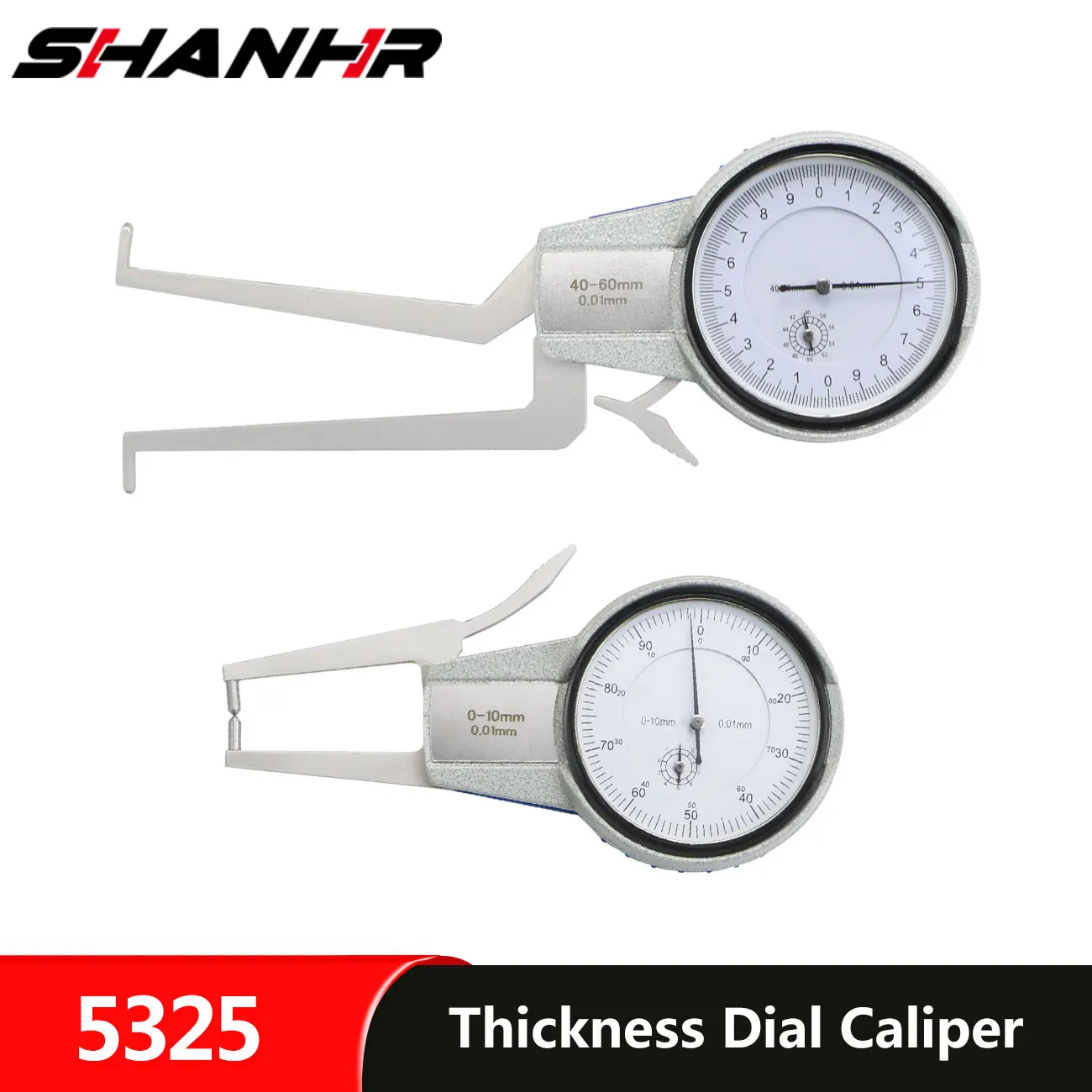 SHANHR-medidores de calibre de 0,01mm para medición de Oustide interior, calibre de calibre interno de 10-30mm 20-40mm 40-60mm 60-80mm 80-100mm
