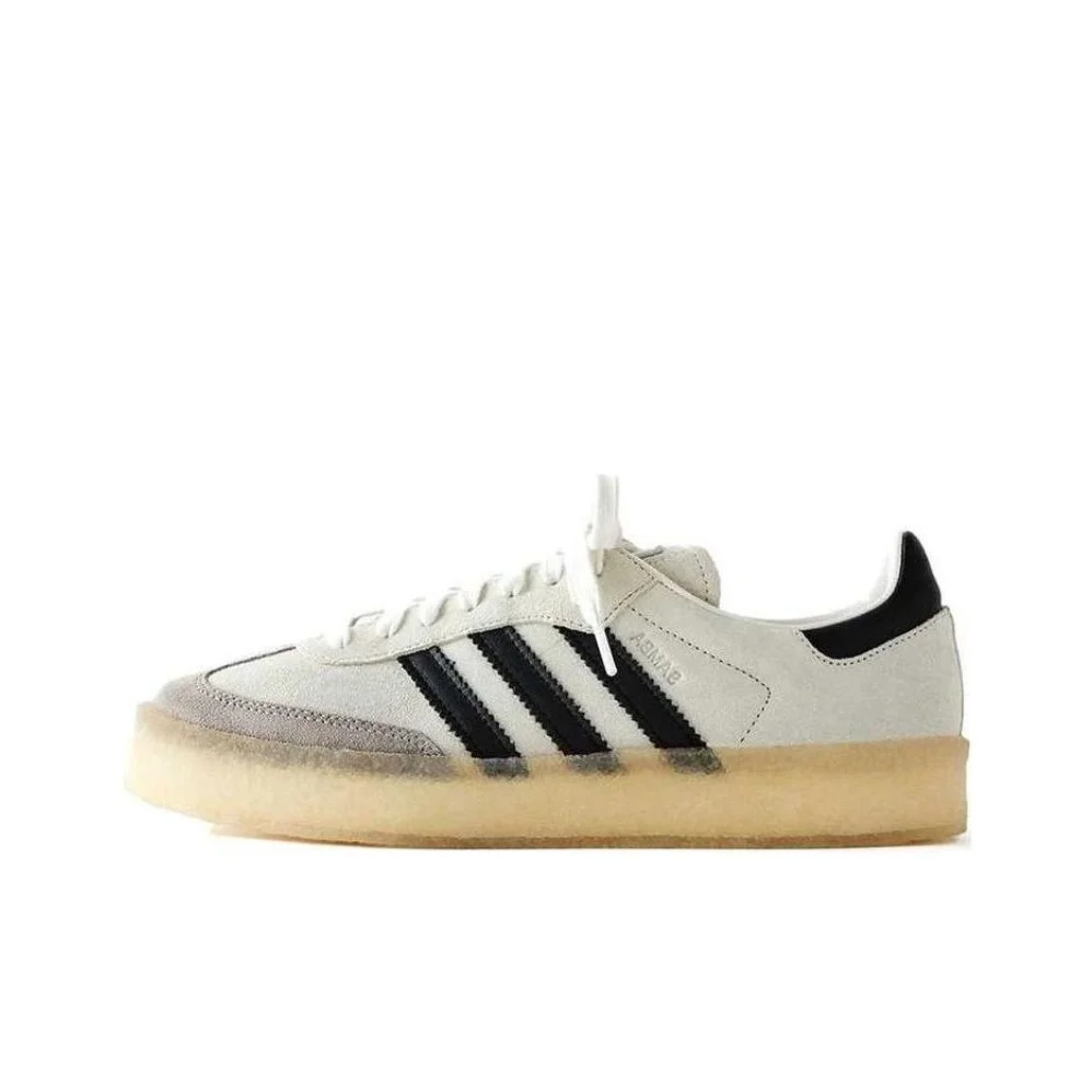 KITH X Clarks X Adidas Originals Samba German Army Trainers Unisex Low Top Gray Black IE4033