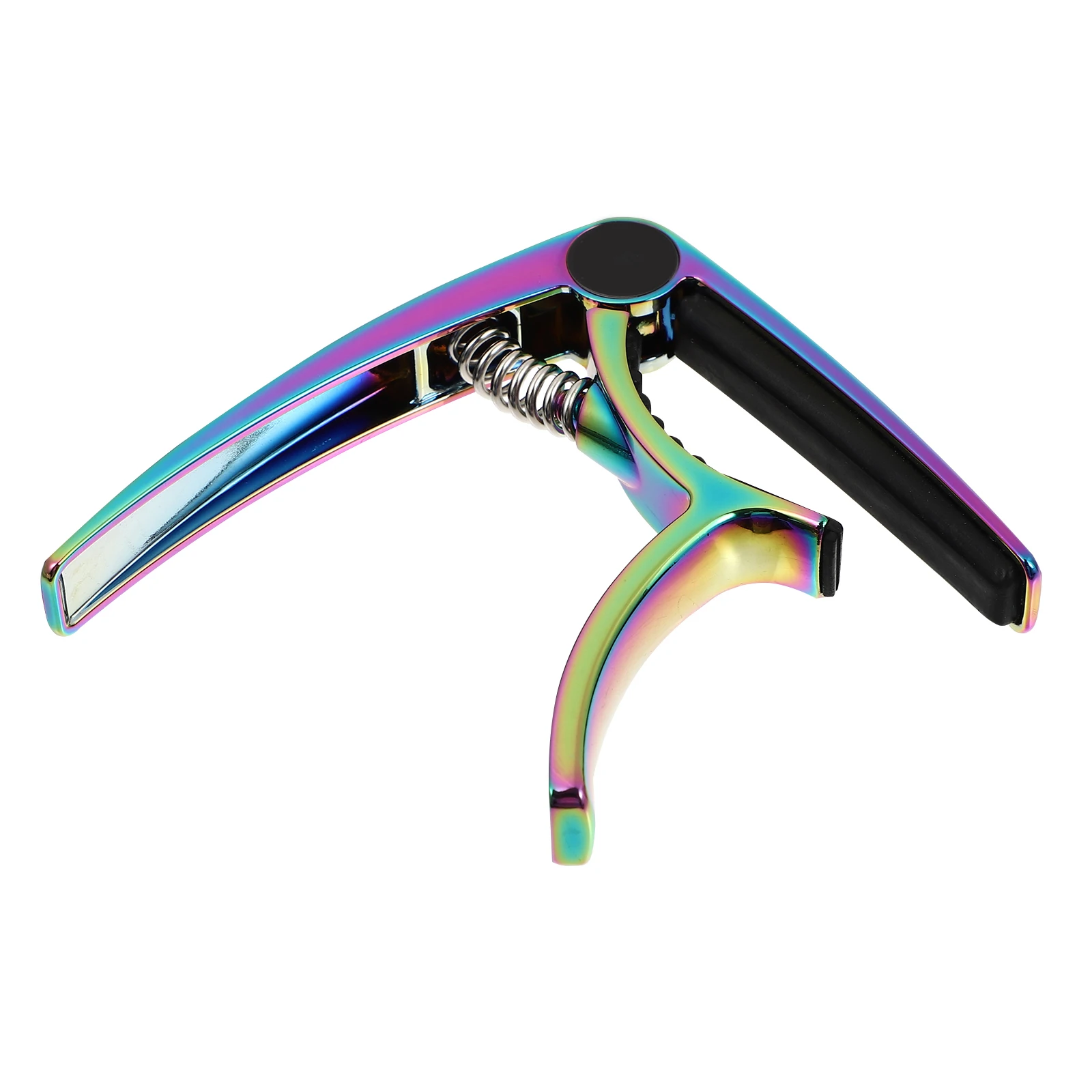

Zinc Alloy Guitar Capo Durable One Hand Operate Fits Most Fretboard Adjustable Clip Colorful Steel Tone Accessories Tuner
