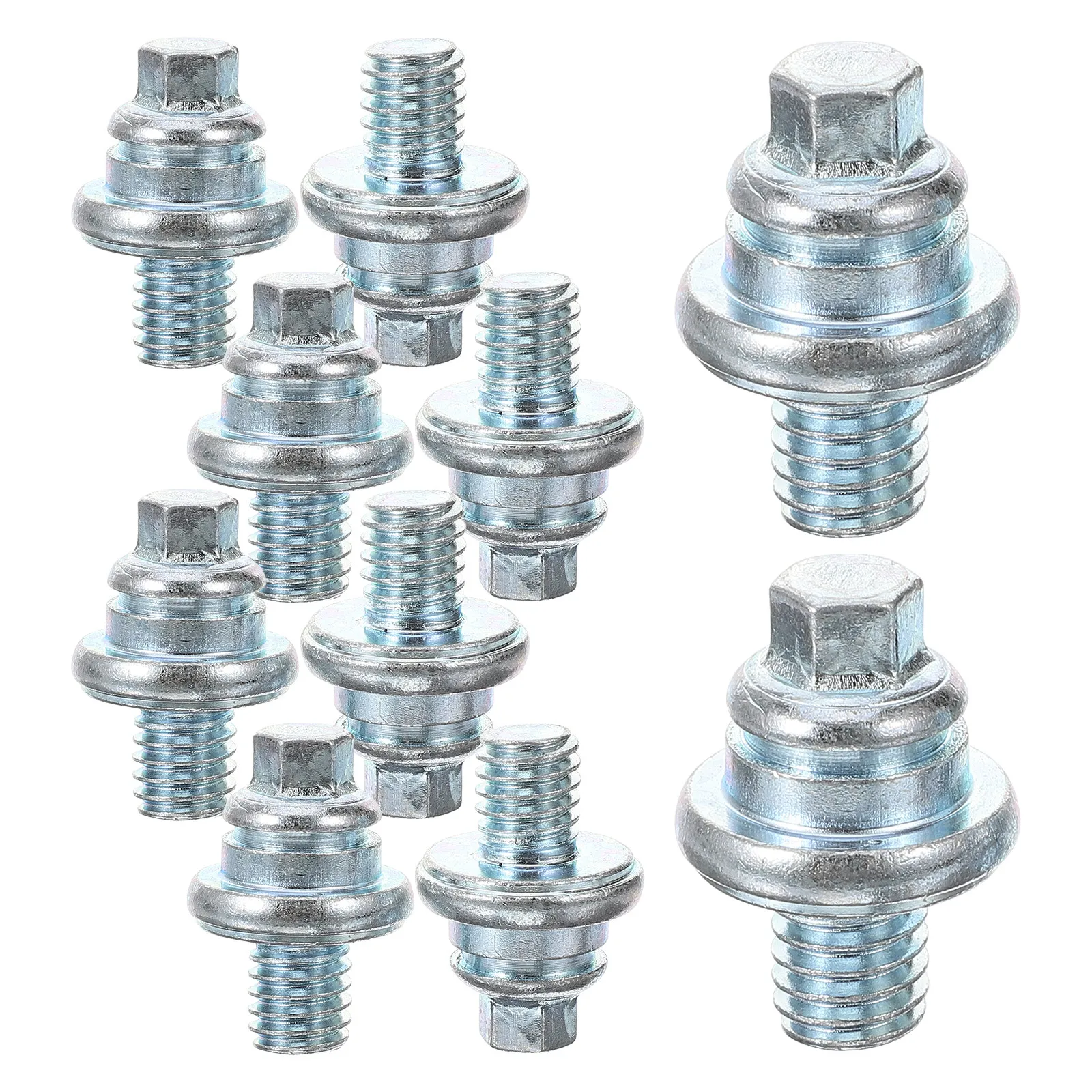 

Набор из 10 болтов для клемм аккумулятора, устойчивых к коррозии, металлические винты для автомобильных аккумуляторов, шестигранные соединительные винты