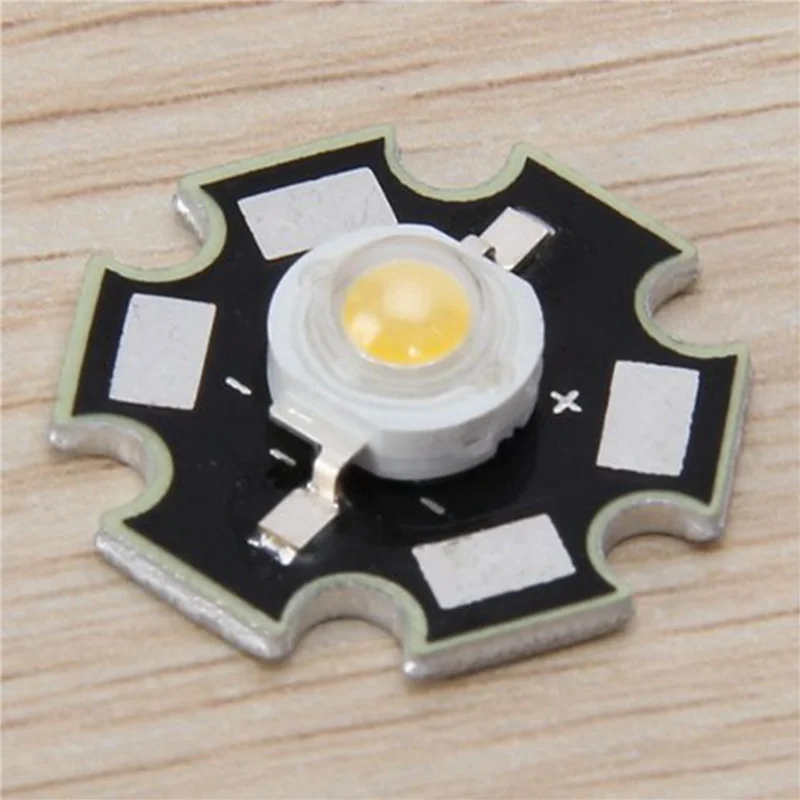 ABVT-10X 3W High Power Star LED Light Lamp Bulb (White)