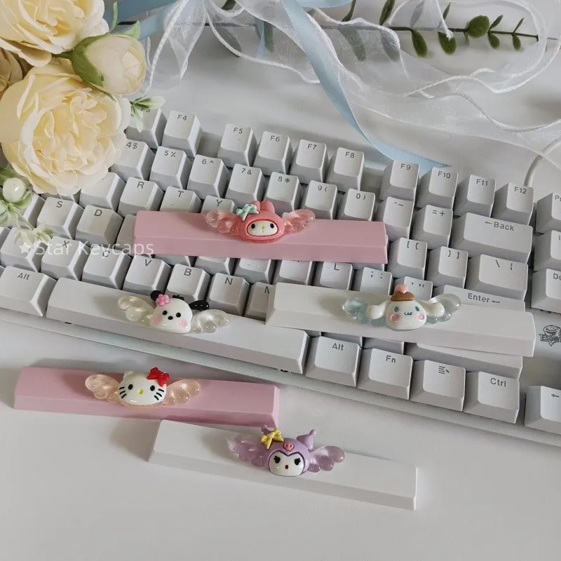 Cute Melody Kurumi Keycap Cherry Profile Personalizzato 6.25u Keycaps per tastiera meccanica Key Caps Regali per giocatori