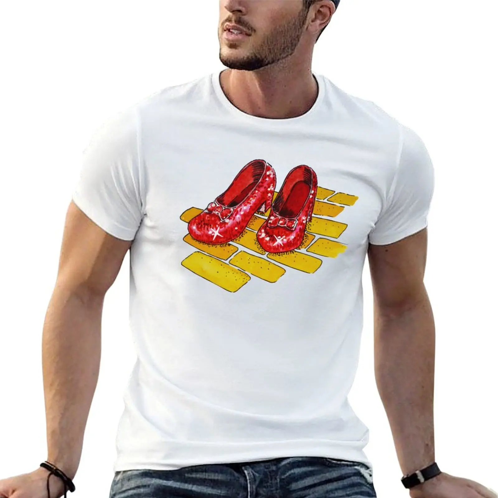 

Ruby Slippers Wizard Of Oz T-Shirt cotton t shirt pack t shirts designer T-Shirt