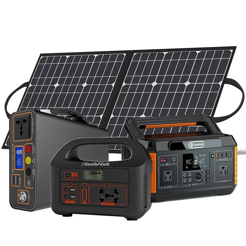 Stock 500W Solar Generator Europe Plug Solar Generator Best Lithium Emergency Battery Portable Power Station