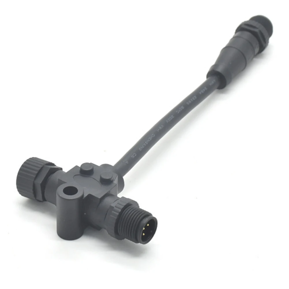 

3-контактный соединительный кабель M125P для морского использования NMEA 2000, водонепроницаемый, IP67, 4 А, ток, 5-контактный фиксатор для надежных соединений