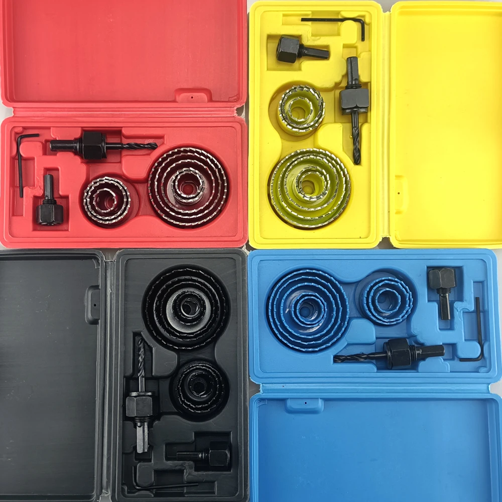 High-end woodworking hole saw set, downlight, multi-function drill bit,  , wood panel, circular hole drilling