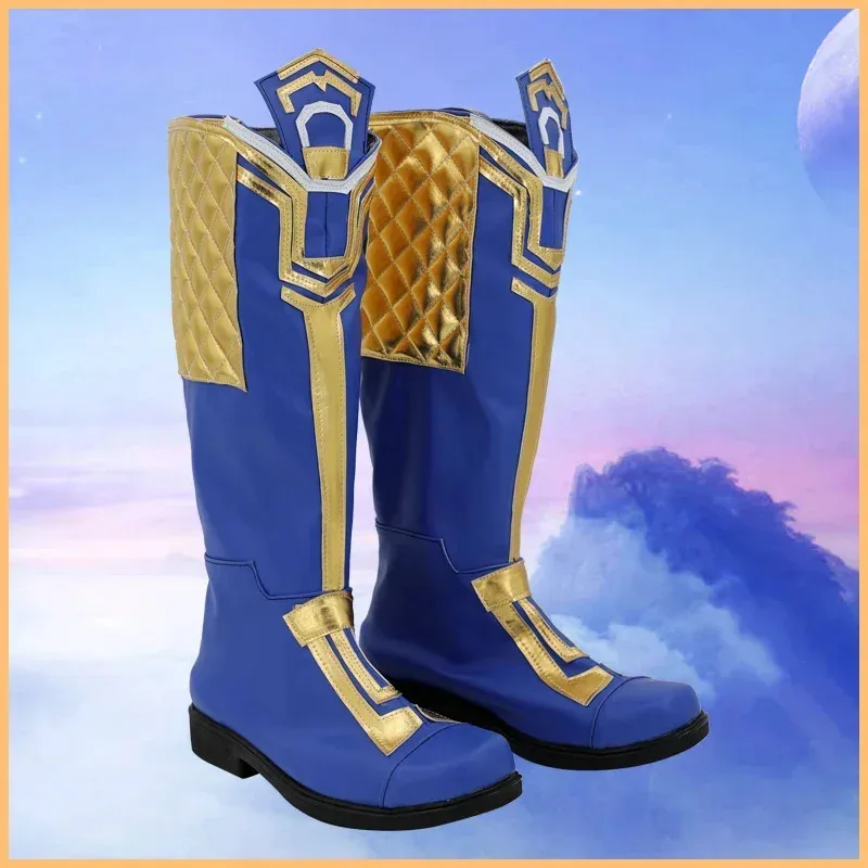 

2025 RealCos Love And Thunder Thor Shoes Boots Halloween Cosplay Costume Accessory