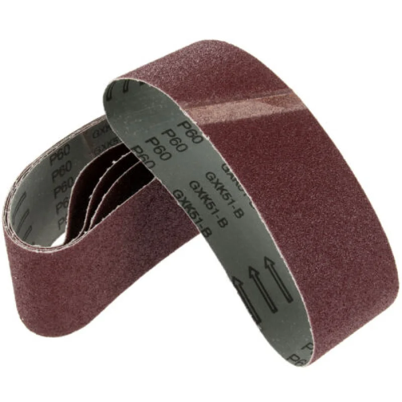 160pcs-carton 100 x 560mm Butt Joint Aluminum Oxide Sanding Belts 40 60 80 100 120 180 240 400Grit Abrasive Belt