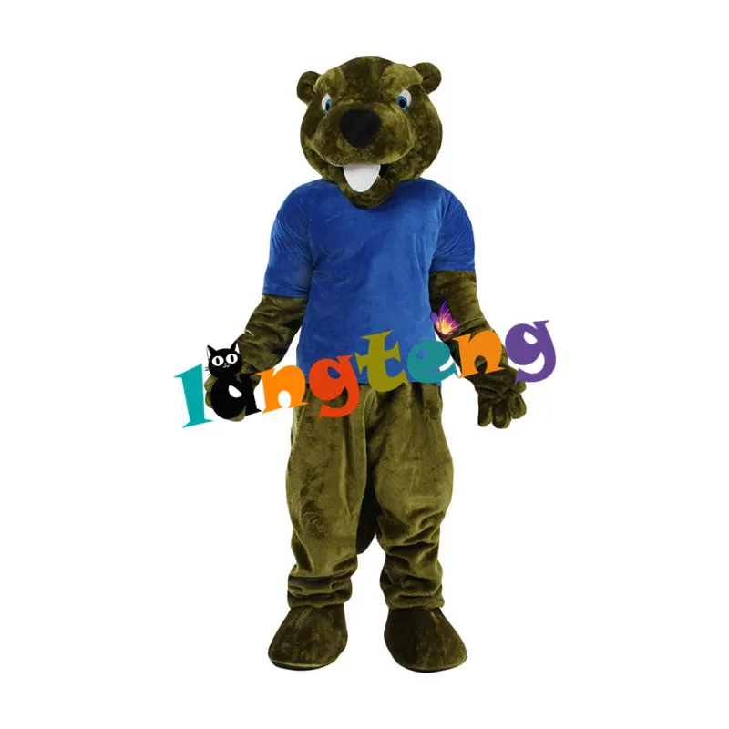 1310  High-end Custom Beaver Cartoon Halloween Cosplay Party Christmas  Carnival Apparel  Mascot