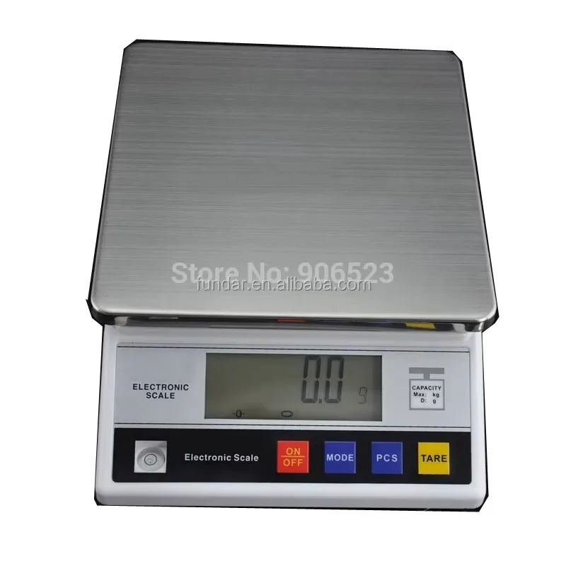 

Accurate Digital Scale Jewelry Gram Gold Gem Coin Balance Weight 7.5kg X 0.1g Electronic Counting Bench Top Scale