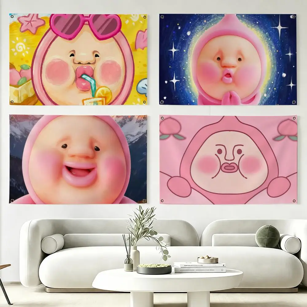 K-KOBI-TOS Animation Flags Hanging Flag Banner Home Outdoor Camping Picnic Party Decoration Fashion Best Selling Wall Art Decor