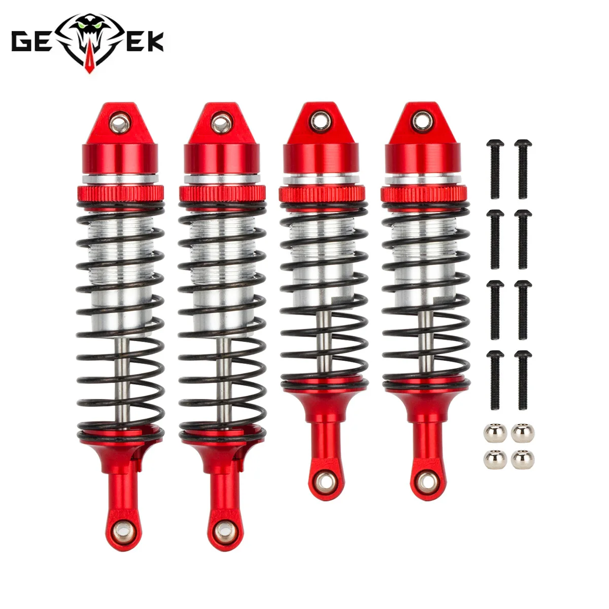 Aluminum Front And Rear Shock Absorber for 1/10 Traxxas Slash 4x4 2WD Rustler VXL Stampede RC Car Upgrade Parts Accessories