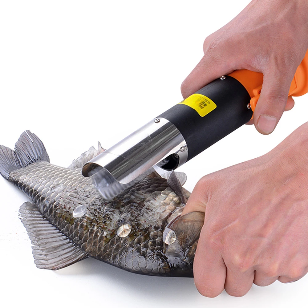 

Portable Electric Fish Scaler Fish Scale Scraper Fish Remover Cleaner Scraper Seafood Tools