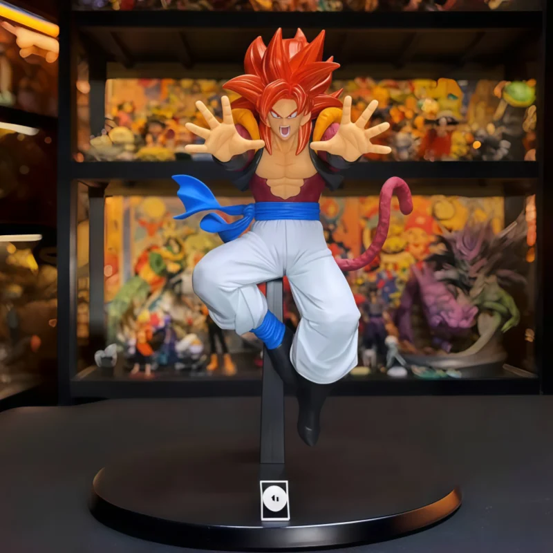 

NEW Bandai Banpresto Dragon Ball Gt Anime Figurines Bos Super Saiya 4 Gogeta Pvc Action Figures Dbz Desktop Ornament Gift
