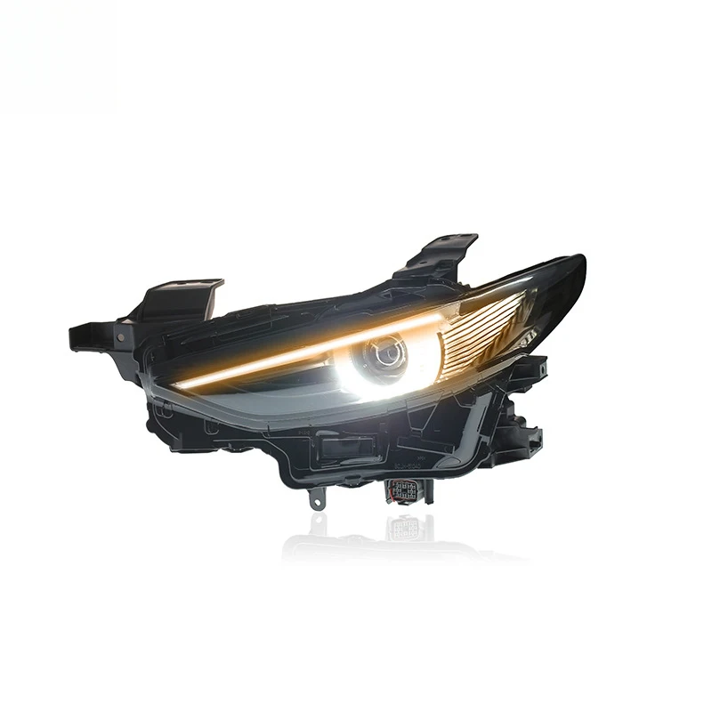 Suitable for Mazda 3 Axela next-generation headlight assembly modification with high-end LED lens daytime running lights