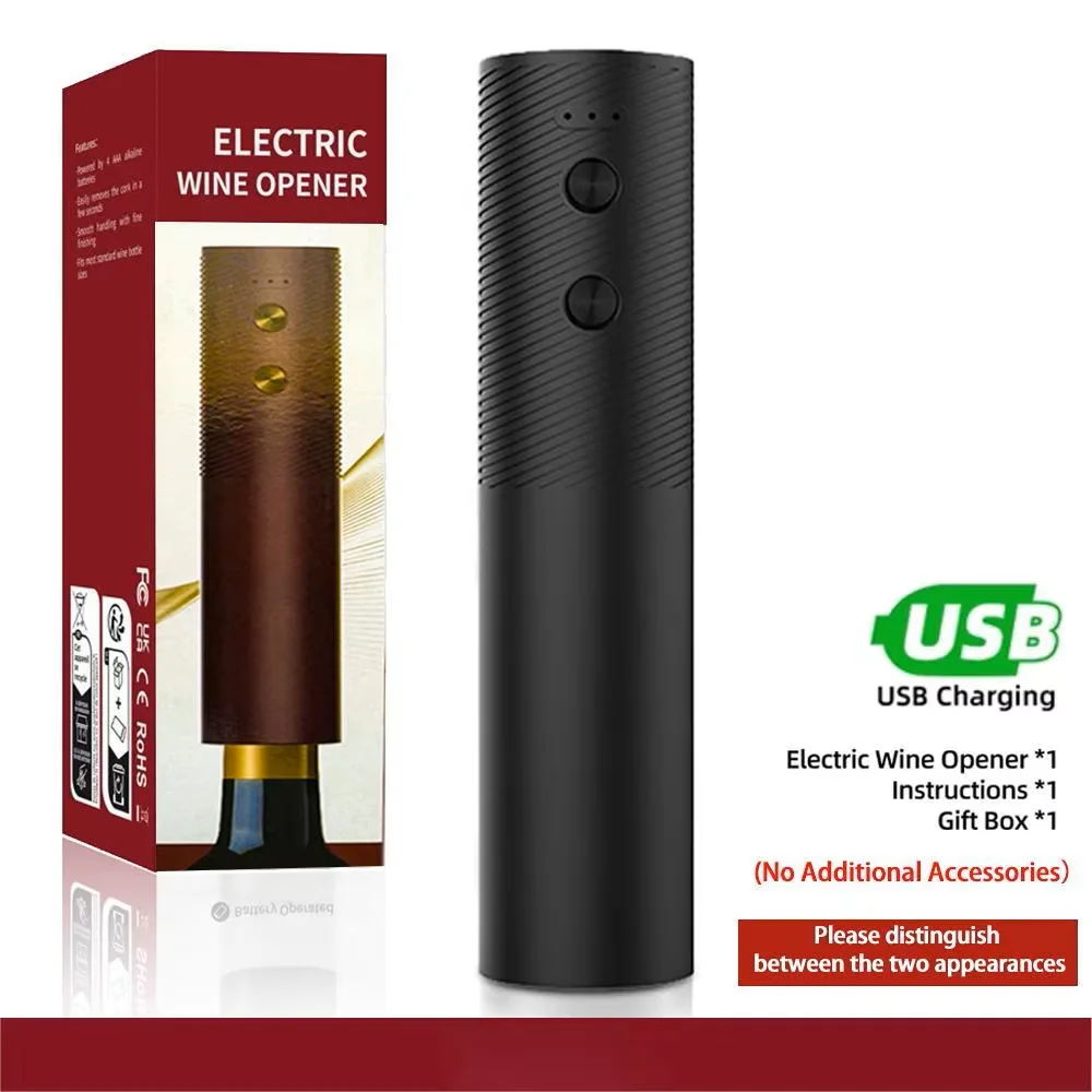 Electric Wine Bottle Opener Automatic Red Wine Corkscrew Rechargeable Wine Opener with Charging Base Tools Kitchen Accessories view 5