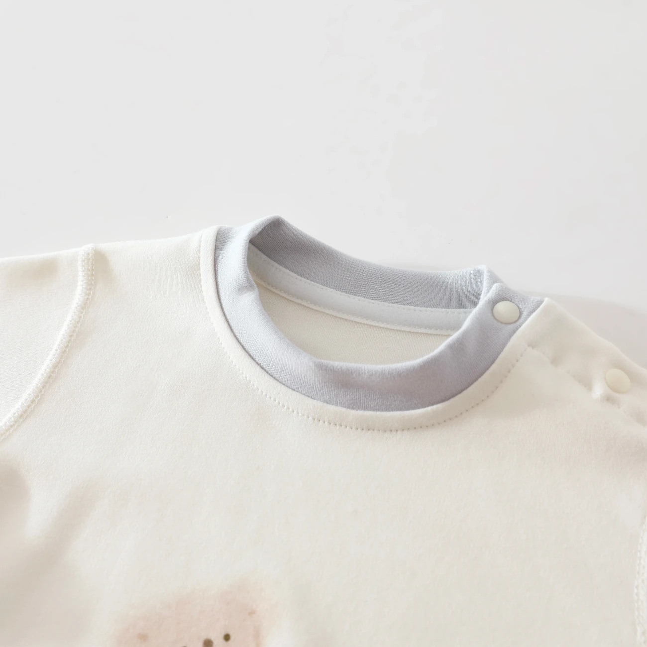 Warm Ginger Fiber Baby High-Waist Underwear Set Class a Baby Autumn and Winter Thermal Underwear Soft and Breathable Autumn Clothes and Pants