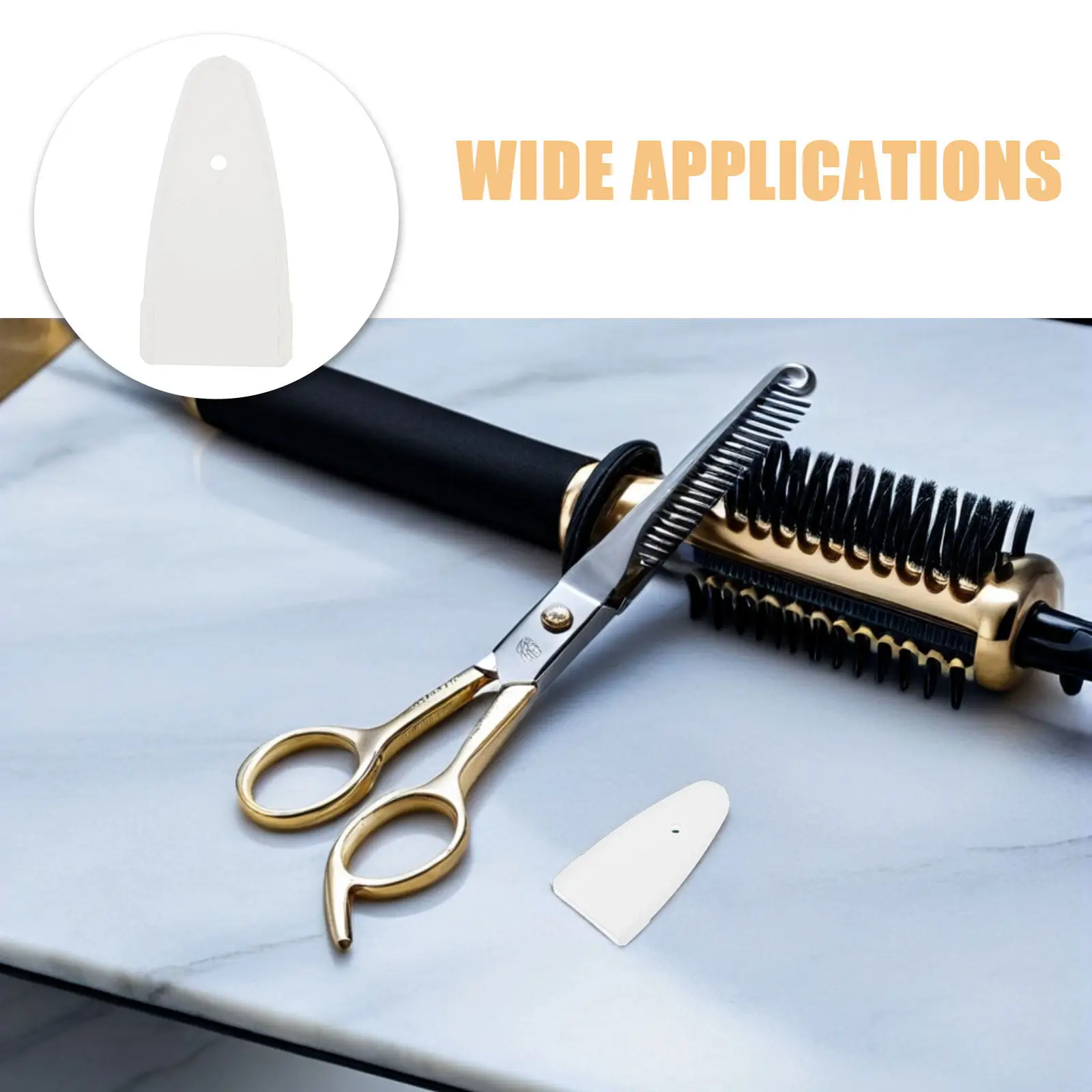 24Pcs Scissor Protective Covers U-Shaped Plastic Tip Protectors Safe Scissors Storage Covers Reusable Portable Shear Protection