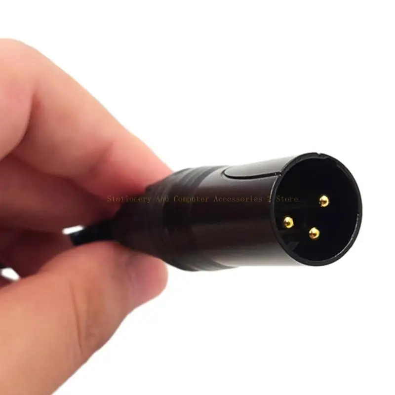 TypeC to Splitter Cabe Line Clear and Balances UsbC to Male Power Amplifiers Cable