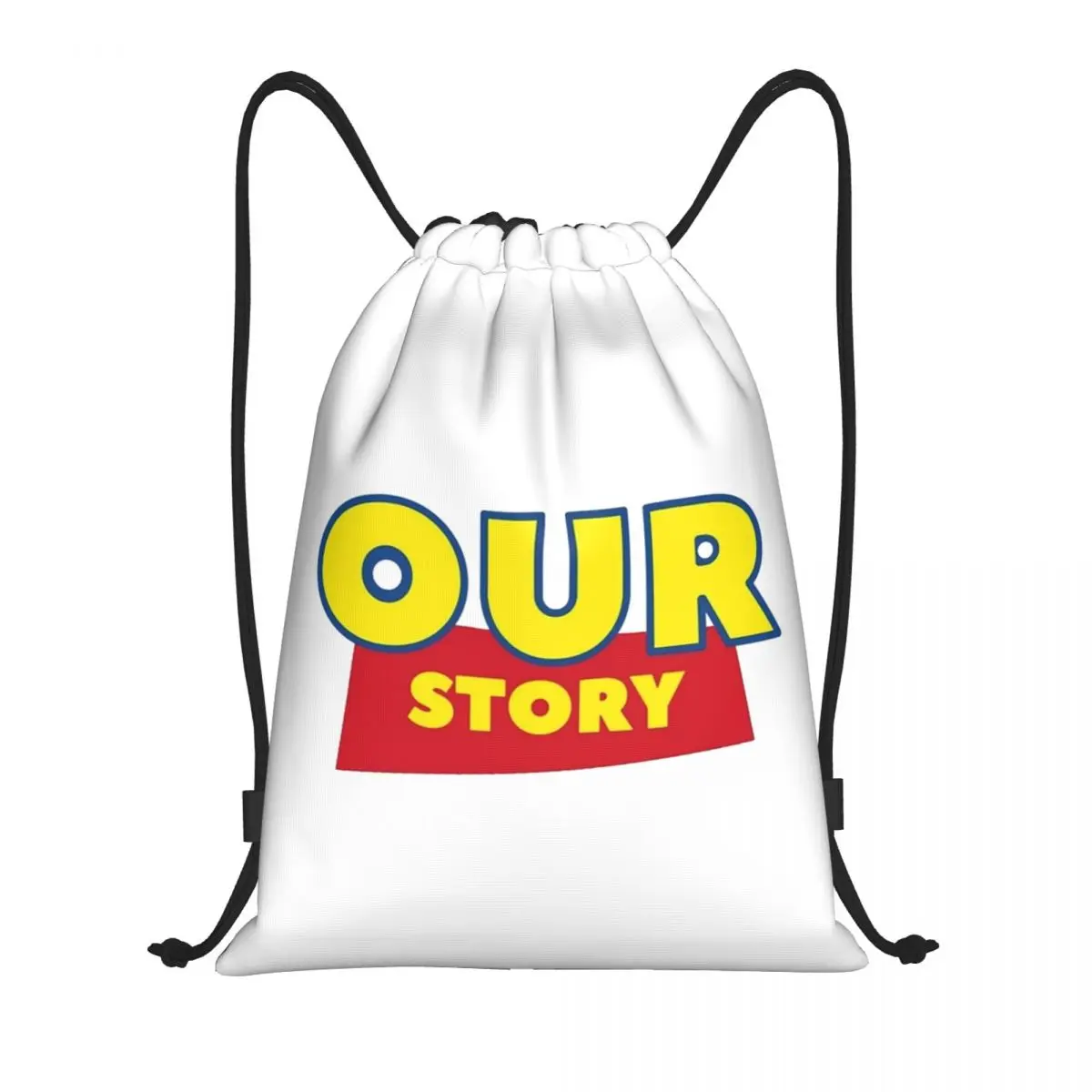 

Our Story Toy Story Drawstring Bags Sports Backpack Gym Sackpack Water Resistant String Bag for Running