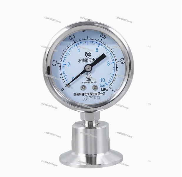 

Stainless Steel Sanitary Clamp Diaphragm Gauge, Sanitary Chuck