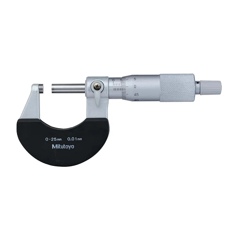 

2025 M-toyo 102-301 M310-25 Range 0-25mm 0.01mm Ratchet-stop Type Outside Micrometer