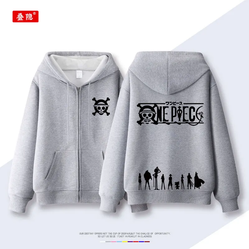 سترة بغطاء للرأس من قطعة واحدة للرجال والنساء سترة بسحاب مطبوعة برسومات جرافيك ملابس خروج فضفاضة غير رسمية موضة الخريف والشتاء