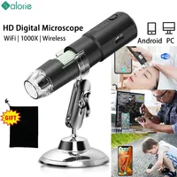 Wireless Digital Microscope 50X-1000X Magnification Flexible Stand for Android IOS iPhone PC Electronic Stereo Wifi Microscope