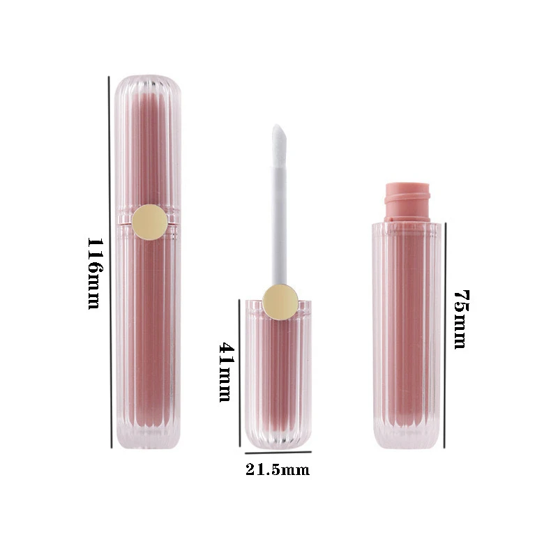 100pcs 4ML Lip Balm Wand Tube Lip Care Empty Cosmetic Containers Bottle Sample Vials Beauty Makeup Tool